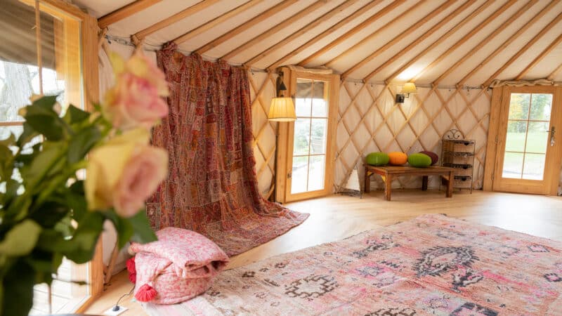 Décoration d'une yourte